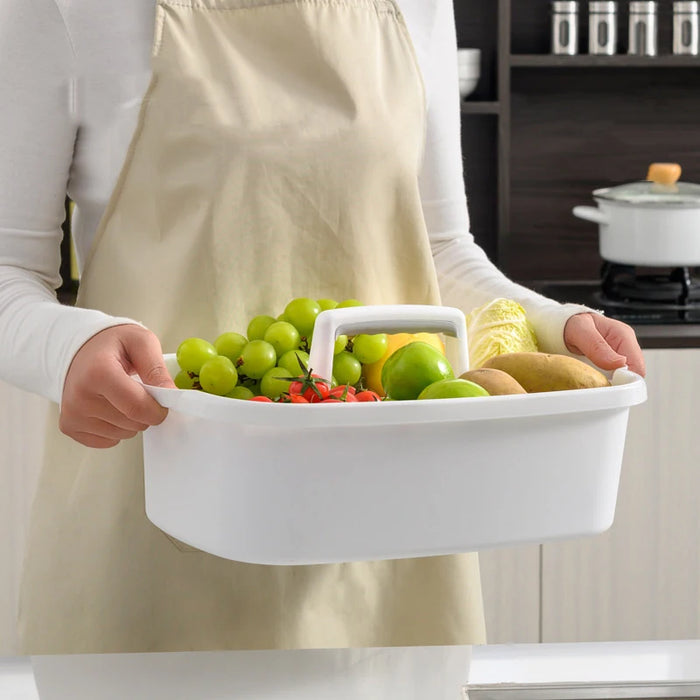 Cleaning Caddy with Handle – Portable Plastic Tote Organiser for Bathroom & Kitchen