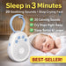 Portable White Noise Machine for Babies — 20 Soothing Sounds, USB Rechargeable & Battery