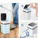 13L Rectangular Touch-Top Kitchen & Bathroom Bin – White