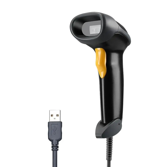 Eyoyo EY-H2 Handheld 2D USB Barcode Scanner — Wired QR, PDF417 & DataMatrix Reader for POS and Inventory