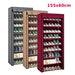 Adjustable 9-Compartment Shoe Cabinet 60 x 30 x 155cm – Dust-proof Multi-layer