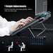 Laptop Cooling Pad with 8 Fans for 12–17 inch Laptops — 7-Height Adjustable with Phone Holder