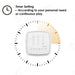Rechargeable White Noise Machine — 30 Soothing Sounds & Warm Light (White)