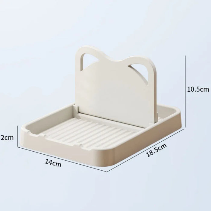 Multifunctional Lid & Spoon Holder — Plastic Stand for Pots, Spatulas & Spoons
