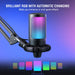 FIFINE A6T USB Gaming Microphone Kit with RGB, Cardioid Condenser & Boom Arm