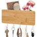 Personalised Engraved Bamboo Key Holder – 5-Hook Wall Rack