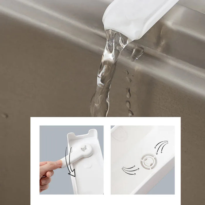 Kitchen Waste Bin with Filter for Food Residue and Soup — Sink-side Recycling Bucket