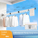 Foldaway Wall-mounted Clothes Dryer — White Aluminium Alloy, Retractable