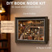 Secret Attic Book Nook Kit — 3D Wooden DIY Bookend with Light Effect