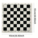 Wooden 32-Piece Chess Set — King 110mm with Leather Board, Gift for Teens & Adults