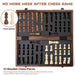 Magnetic Wooden Chess Set 39.37 cm (15.5in) Folding Travel Board with 2 Extra Queens