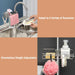 Stainless Steel Under-Tap Sponge Holder — Adjustable Kitchen & Bathroom Rack