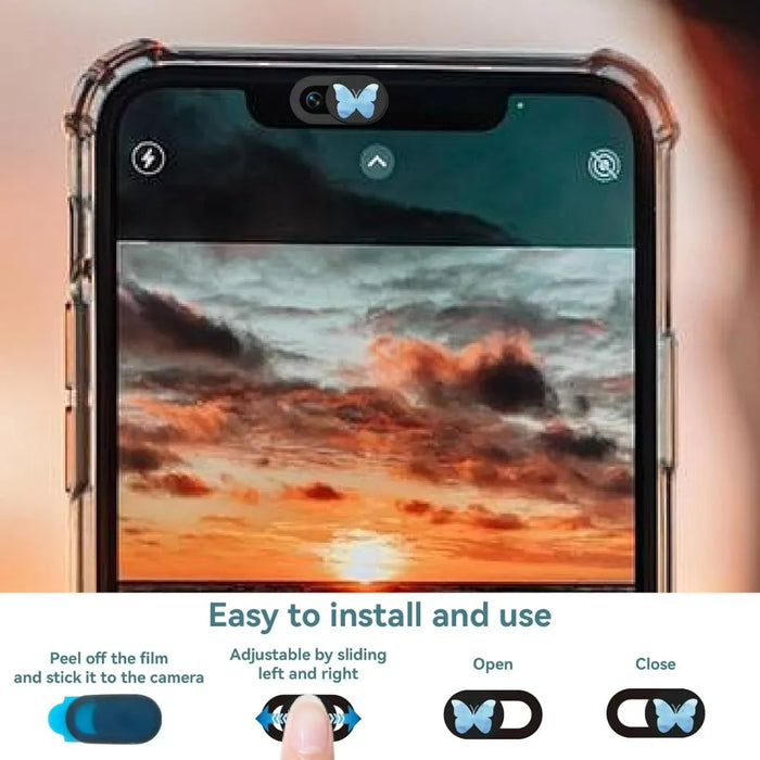 6-Pack Sliding Camera Covers for Laptops, Tablets, Smartphones & Mini PCs