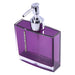 5‑Piece Purple Acrylic Bathroom Set — Emulsion Bottle, Toothbrush Holder, Soap Dish & 2 Cups