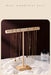 Solid Wood Jewellery Display Stand with Wooden Base – Bracelet, Necklace & Hairband Rack