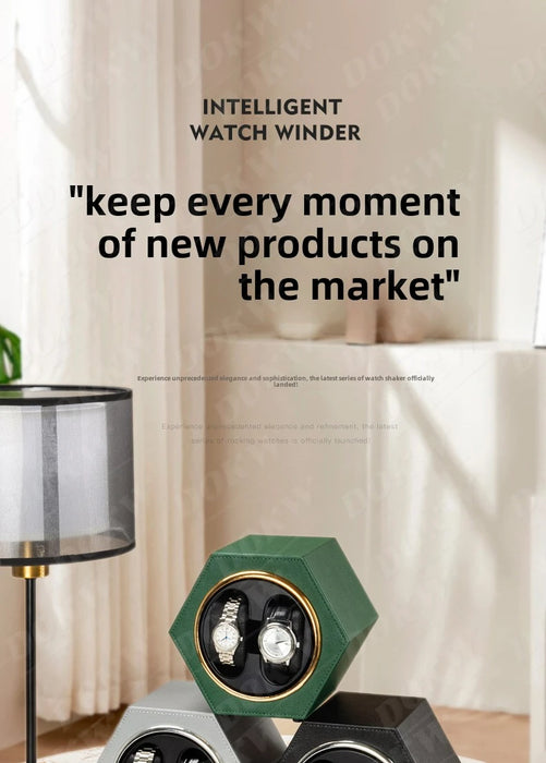 Type-C Mini Single Motor Watch Winder with Adjustable Rotation Modes