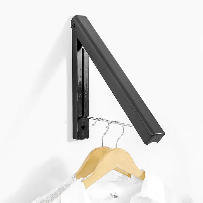 Folding Wall-Mounted Clothes Airer – Space-Saving Coat & Shirt Rack