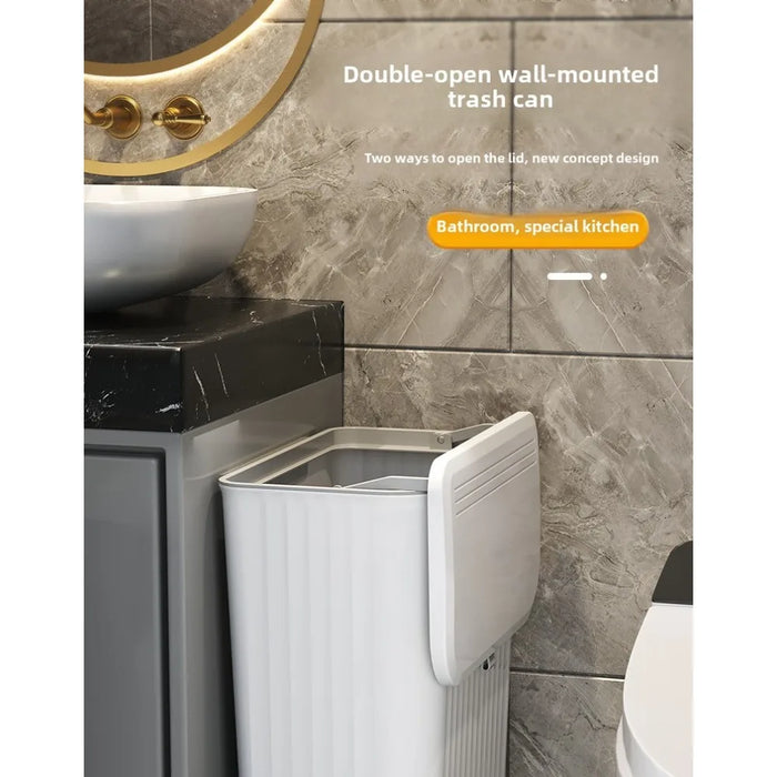 8L / 12L Kitchen Compost Bin with Lid – Countertop or Under-Sink Hanging Bin