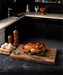 Large Teak Wood Cutting Board — 16.5 x 11.8 in or 13.3 x 9.5 in, 1 in Thick