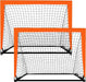 2-Pack Pop-Up Football Goals for Garden, Indoor & Outdoor
