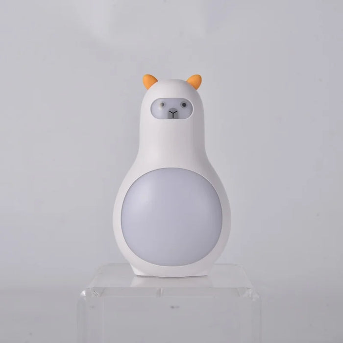 M9 Portable White Noise Machine — Rechargeable Night Light, 24 Sounds (White)
