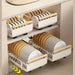 Space-Saving Pull-Out Kitchen Organiser — Plate, Bowl & Spice Rack