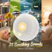 Portable Sleep Sound Machine for Baby & Adult — 15 Sounds, Cry Detection, Night Light, Timer (Rechargeable)