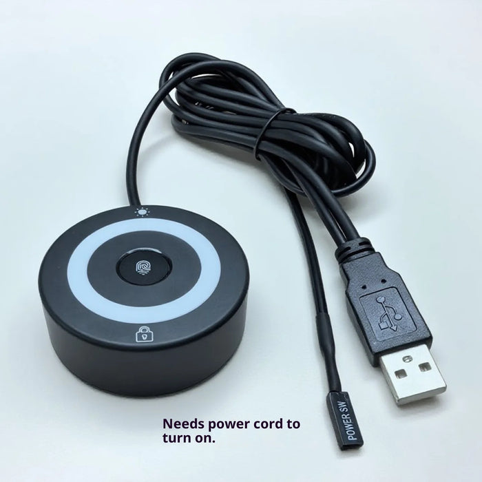 USB Fingerprint Reader for Windows Hello (Windows 10 & 11) – Biometric Login Module