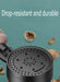 8-Mode High-Pressure Black Handheld Shower Head — Water-Saving, Fall-Resistant