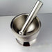 Stainless Steel Mortar and Pestle Set — Garlic & Spice Grinder (2-piece)