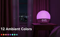 Wake-Up Light Sunrise Alarm Clock with White Noise, Bluetooth Speaker & Colour-Changing Night Light