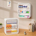 No‑Drill Wall‑Hanging Storage Rack — 3‑ or 4‑Tier PVC Organiser