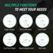 REVASRI Laser Rangefinder — 6x Magnification, Flag‑Lock & Slope, USB‑C Rechargeable (600m / 1000m models)
