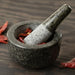 Polished Granite Mortar and Pestle for Herbs, Salsa & Avocado (3.74 x 1.97in)