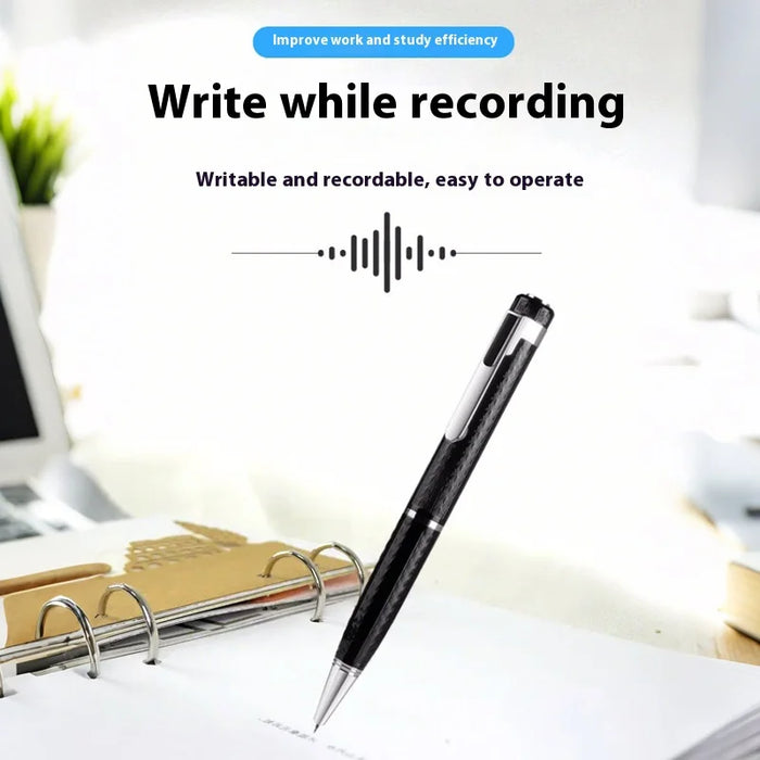 Pen-Shaped Digital Voice Recorder — 10hr, 192kbps WAV/MP3, USB U-disk