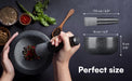 Premium Solid Granite Mortar & Pestle 16cm — Non‑Slip Stone Grinder