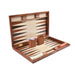 Foldable Wooden Backgammon Set 11–17 inch — Handmade, Foldable Board with Accessories
