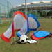 Pop-Up Folding Football Goal with Carry Bag — Portable Training Net