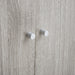 Modern Wooden Freestanding Bathroom Cabinet - Grey Oak, 60 x 30 x 85cm