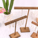 Wooden Jewellery T-Bar Bracelet Display Stand - Desktop Rack for Bracelets & Watches (S/M/L/3pcs)