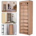 Adjustable 9-Compartment Shoe Cabinet 60 x 30 x 155cm – Dust-proof Multi-layer