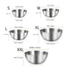 Stainless Steel Salad & Mixing Bowl (with Scale) — 5 sizes 700–3000ml