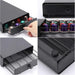 Metal Coffee Pod Drawer – 40-Capsule Storage Organiser for Home & Office Counter