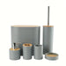 6-piece Bathroom Accessory Set — Toothbrush Holder & Vanity Essentials