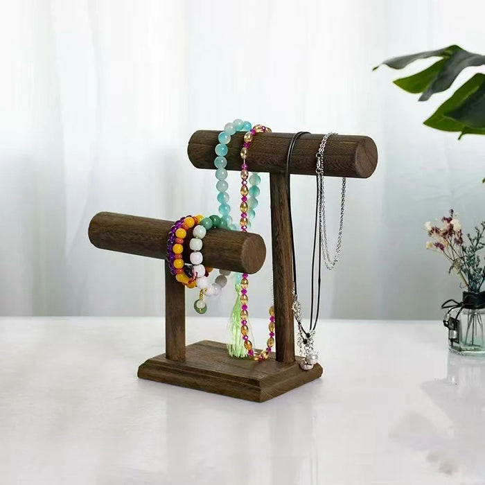 Wooden Watch Holder Stand – Jewellery Display Tower for Watches, Bracelets & Necklaces