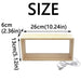 DIY Shadow Box Frame with USB Nightlight – Wood, Acrylic & Resin Display Case, 26×13×6cm
