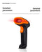 2D/1D Handheld Barcode Scanner — Wired, 2.4G Wireless & Bluetooth QR Reader