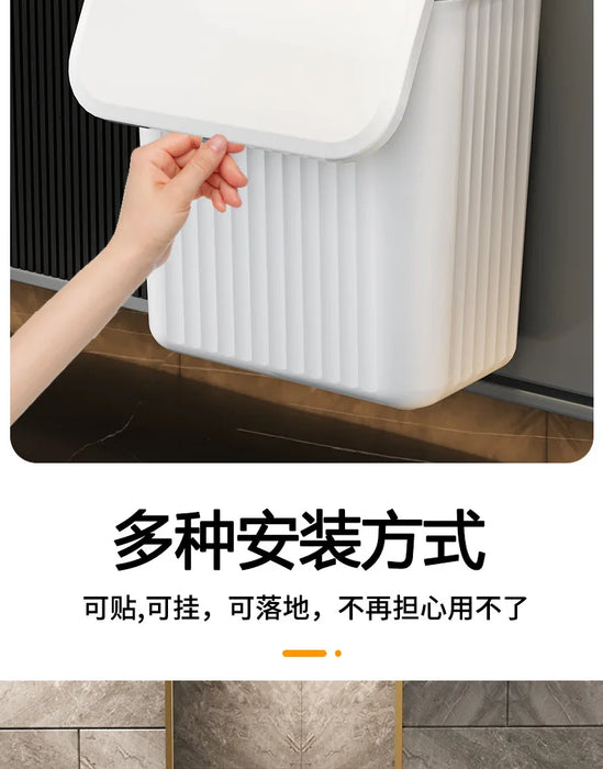 8L / 12L Kitchen Compost Bin with Lid – Countertop or Under-Sink Hanging Bin