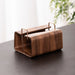 Nordic Wooden Tissue Box – Retro Napkin Holder for Living Room & Desktop