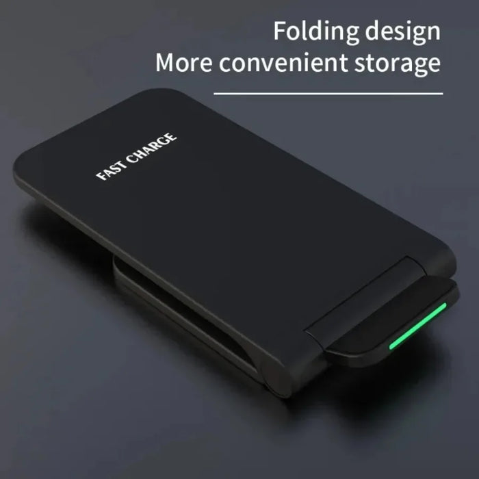 Wireless Charging Stand Pad for iPhone 17 16 15 14 13 12 Pro, Samsung & Xiaomi Phones (USB‑C, No Cable)
